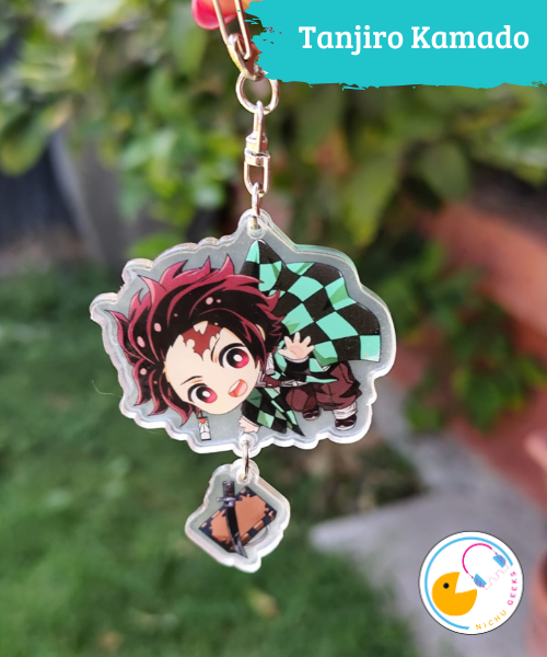 Llavero Kimetsu no Yaiba Ver.2 - Diseño Colgante
