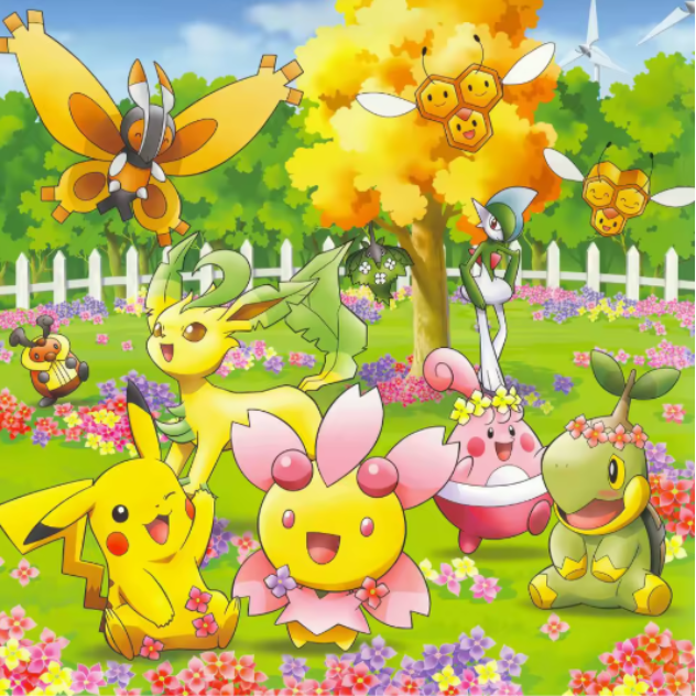 Pintura de Diamantes - Pokémon Ver.1 30x30 cm