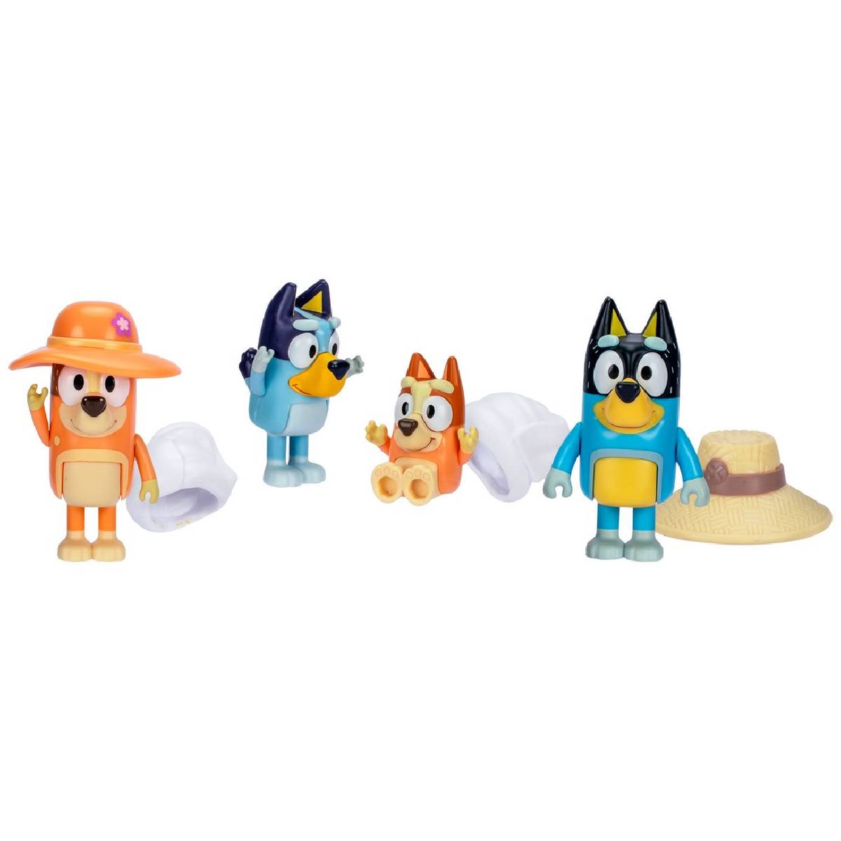 Bluey Set 4 Figuras - Family Trip