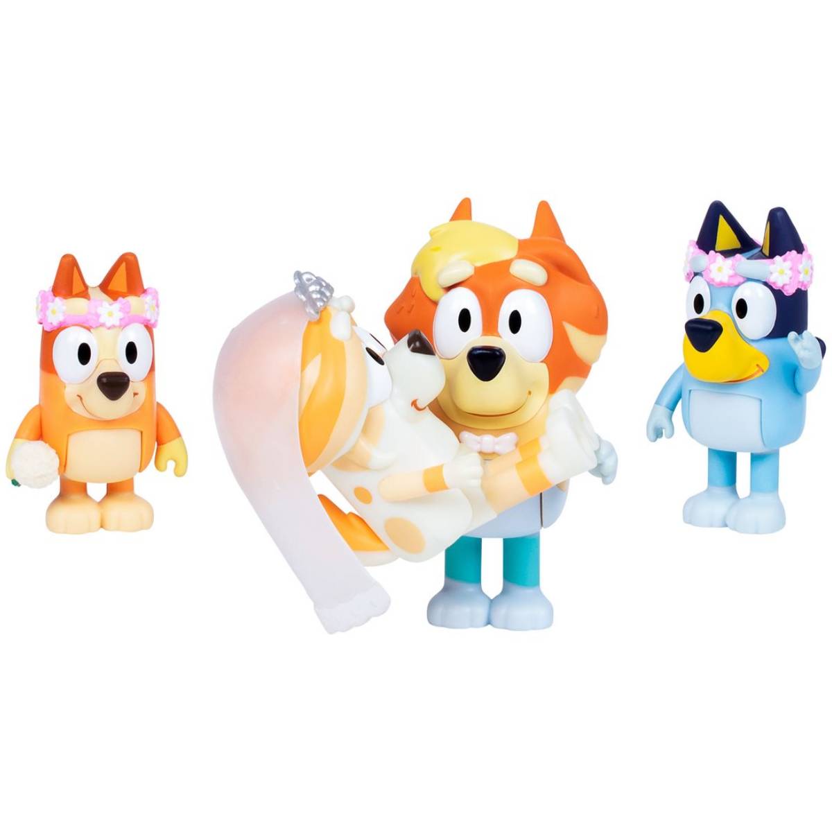 Bluey Set 4 Figuras - Wedding Time!