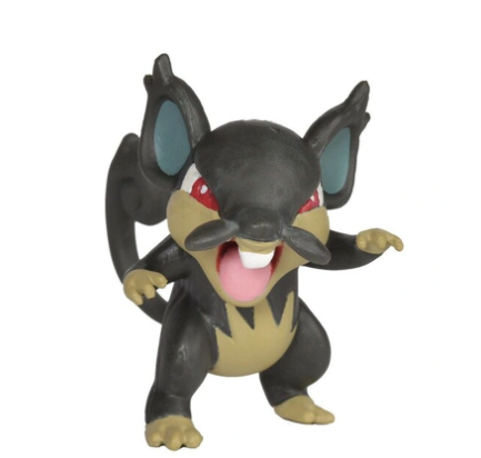Figura: Pack de Batalla Pokémon - Rattata De Alola & Sandygast