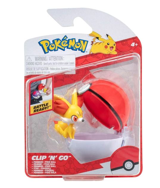 Figura: CLIP 'N' GO - Fennekin + Poké Ball