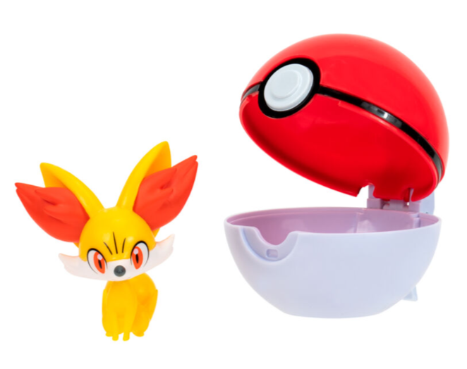 Figura: CLIP 'N' GO - Fennekin + Poké Ball