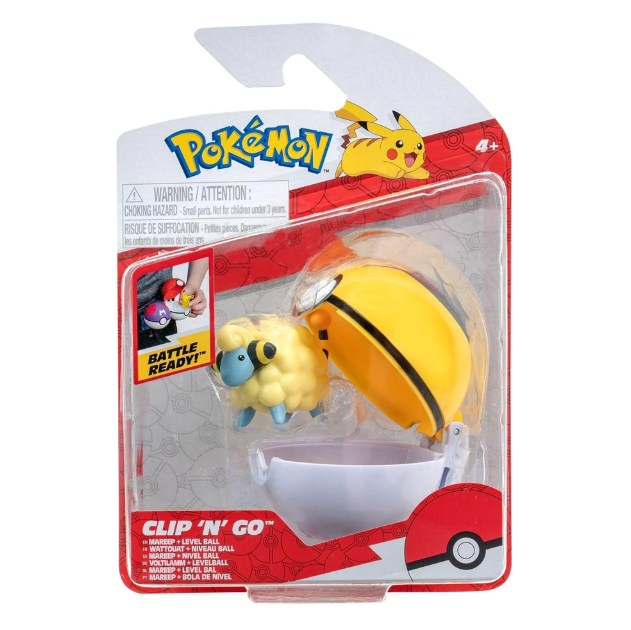 Figura: CLIP 'N' GO - Mareep + Level Ball