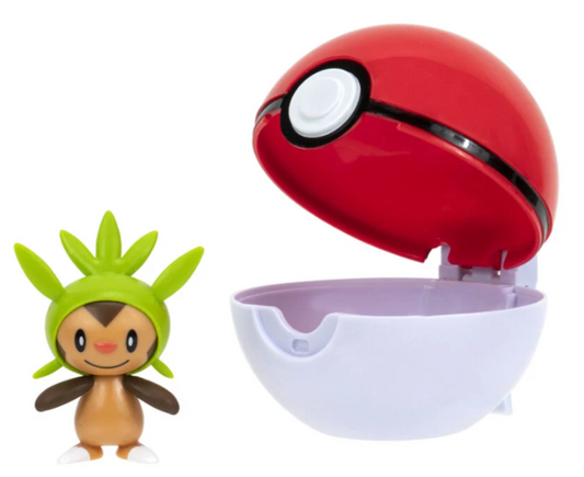 Figura: CLIP 'N' GO - Chespin + Poké Ball