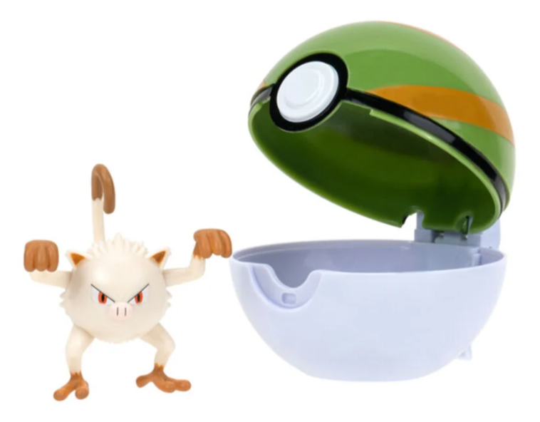 Figura: CLIP 'N' GO - Mankey + Nido Ball