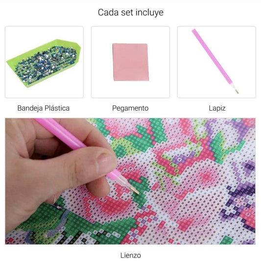 Pintura de Diamantes - Pokémon Ver.1 30x30 cm