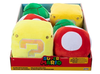 Peluche Nintendo Super Mario con Sonido - Cubo