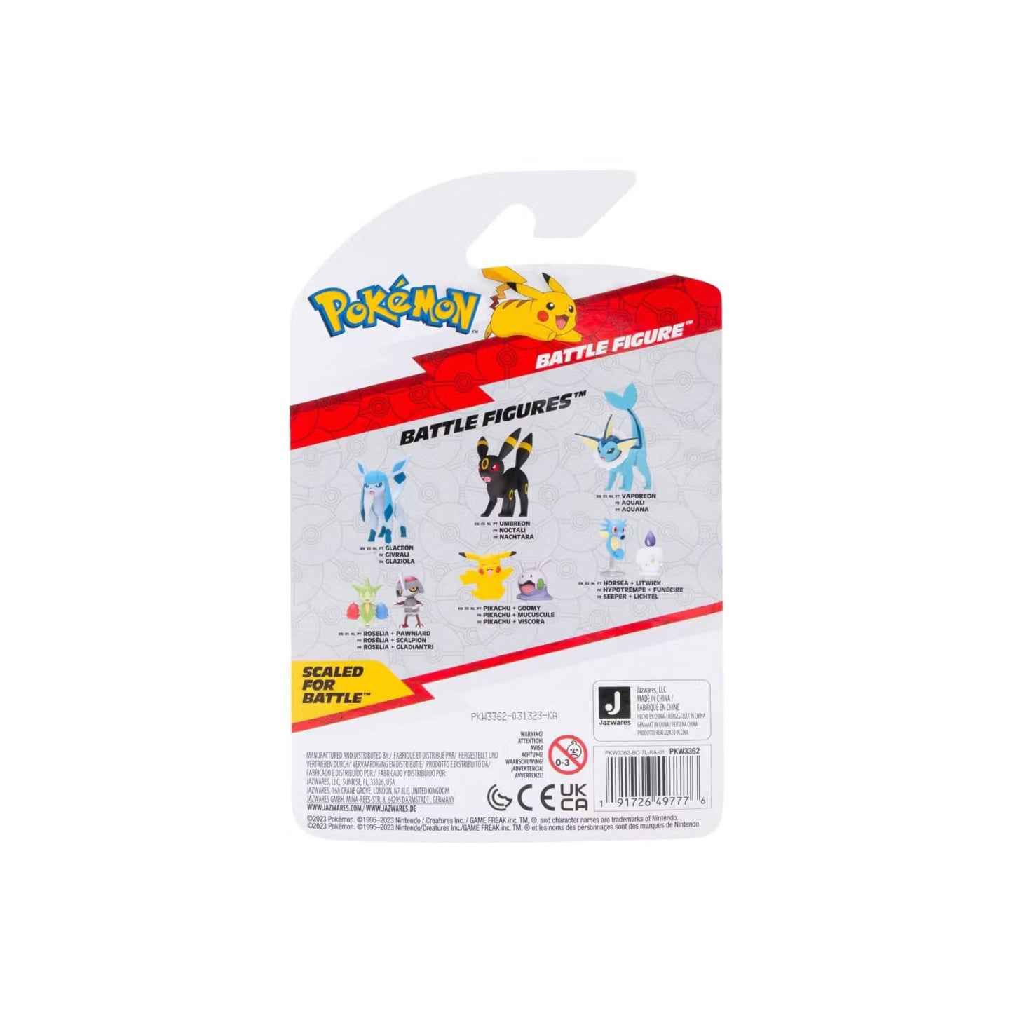 Figura Pokemon Battle Figure Horsea y Litwick