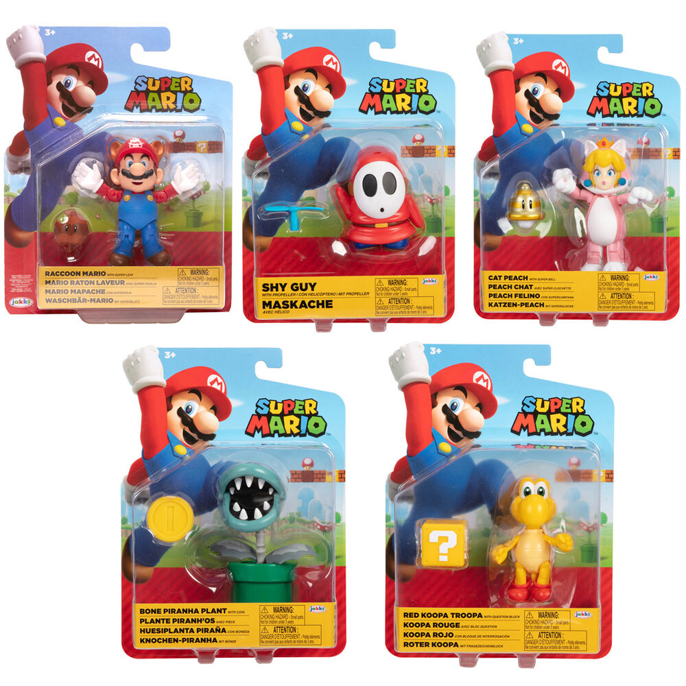 Figura Peach Felina Super Mario Wave 28 Nintendo 10cm