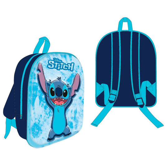 Mochila 3D Stitch Disney - 30cm de Aventura Mágica