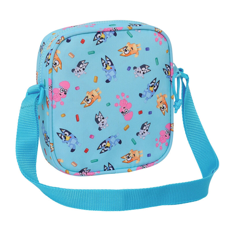 Bolso bandolera Bluey Tamaño: 16x4x18cm. Bandolera ajustable.