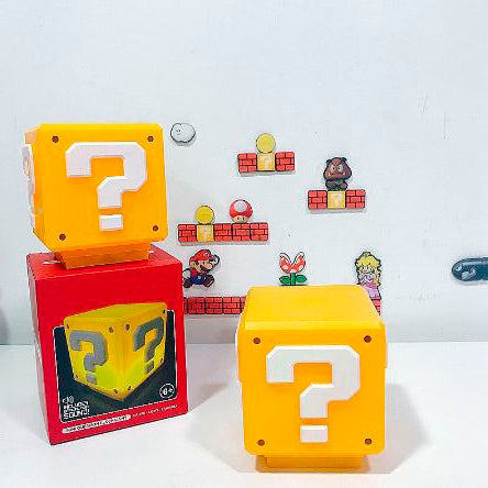 Lámpara: Bloque Interrogación Mario con Sonido