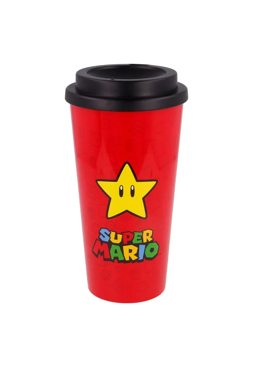 Mug Doble Pared Super Mario 520 Ml Multicolor Nintendo