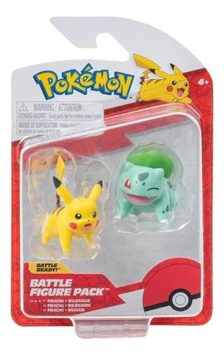 Figura: Pokemon Pikachu + Bulbasaur