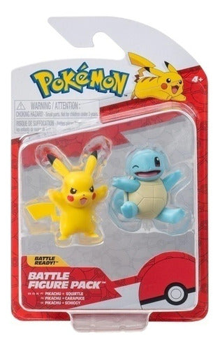 Figura: Pokemon Pikachu + Squirtle
