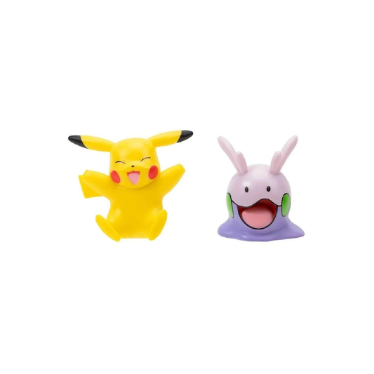 Figura Pokémon Battle Figure Pikachu y Goomy