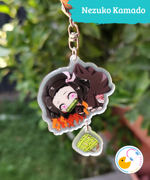 Llavero Kimetsu no Yaiba Ver.2 - Diseño Colgante