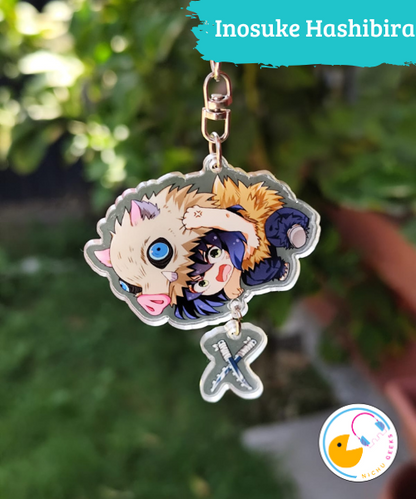 Llavero Kimetsu no Yaiba Ver.2 - Diseño Colgante