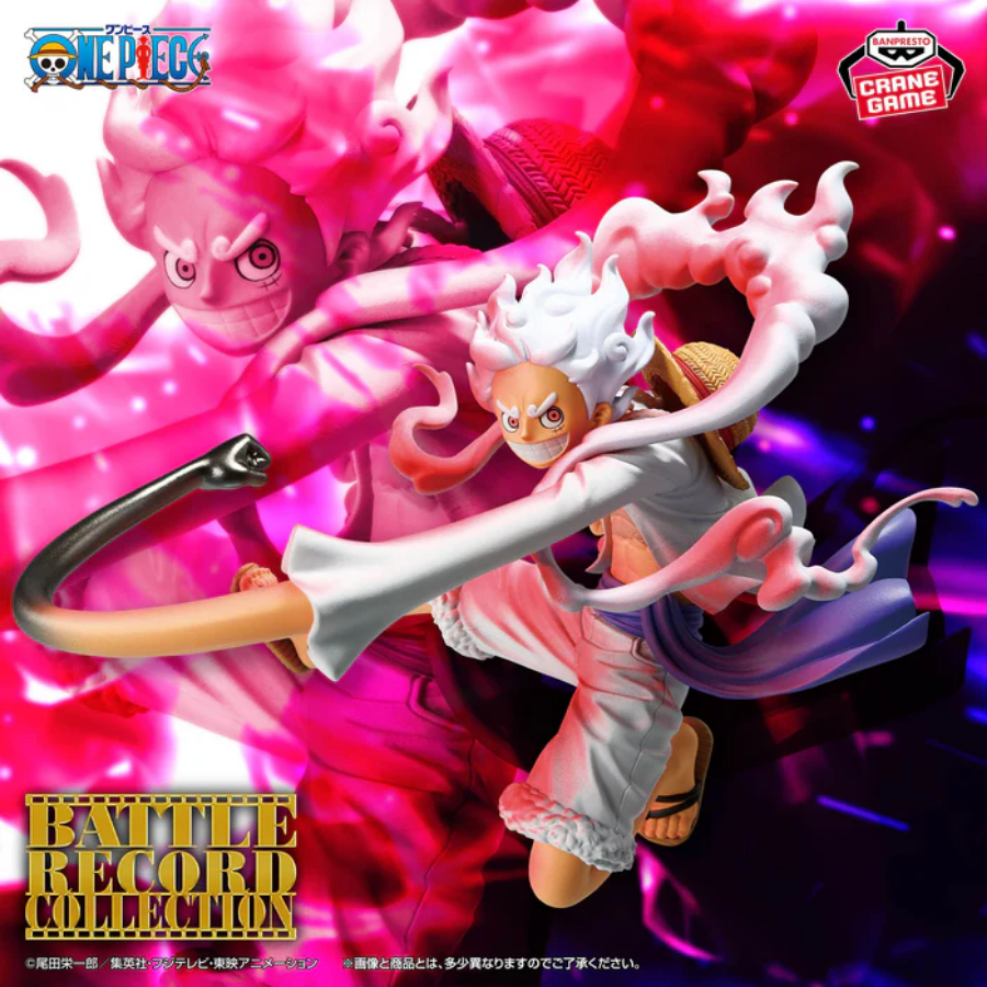 Figura Monkey D. Luffy GEAR 5 - One Piece BATTLE RECORD COLLECTION