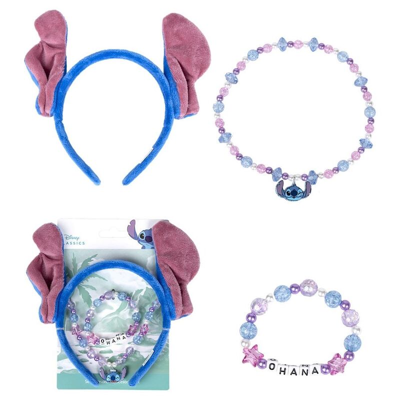 Blíster de Belleza Stitch Disney: ¡El Ohana de Accesorios!