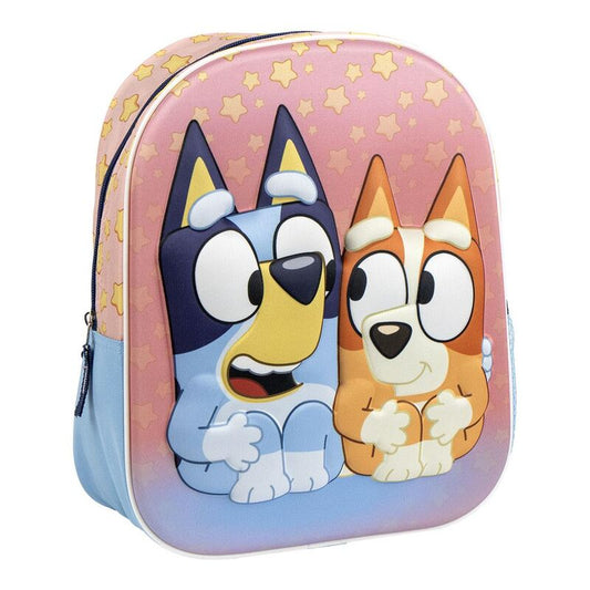 Mochila 3D Bluey y Bingo: ¡Aventuras Estelares!