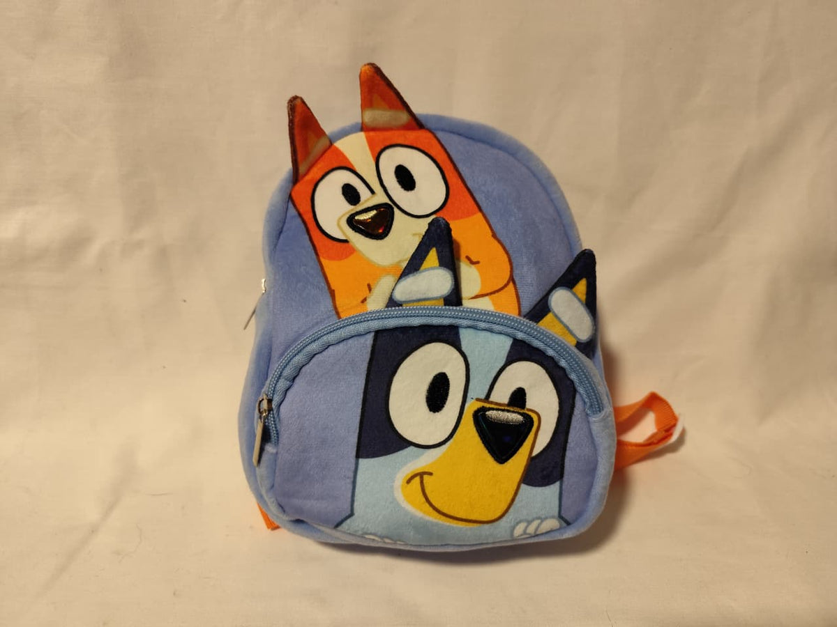 Mochila Peluche Bluey y Bingo 22cm